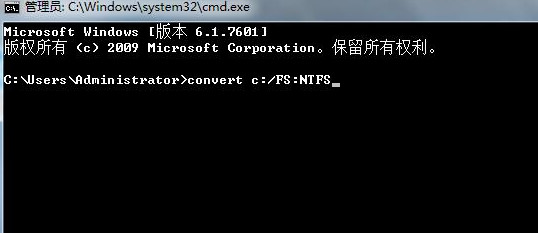 convert c:/FS:NTFS convert c:/FS:NTFS