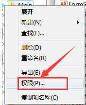 选择“权限” 选择“权限”